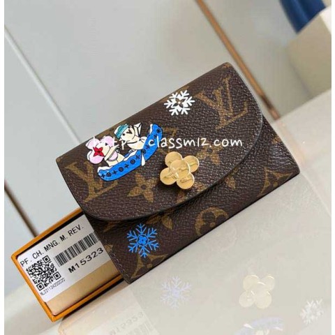 루이비통 25 한정판 M15323 Vivienne Wintery Travel 카드 지갑 E906