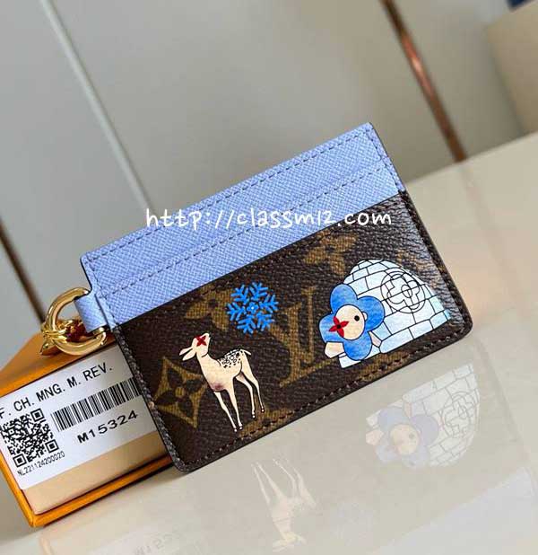 루이비통 25 한정판 M15324 Vivienne 카드 지갑 E907