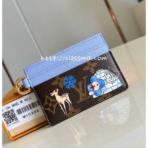 루이비통 25 한정판 M15324 Vivienne 카드 지갑 E907