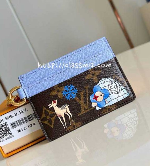 루이비통 25 한정판 M15324 Vivienne 카드 지갑 E907