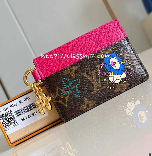 루이비통 25 한정판 M15332 Vivienne 카드 지갑 E908