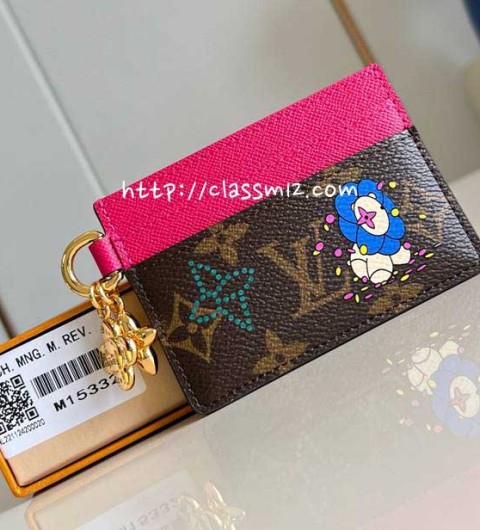 루이비통 25 한정판 M15332 Vivienne 카드 지갑 E908
