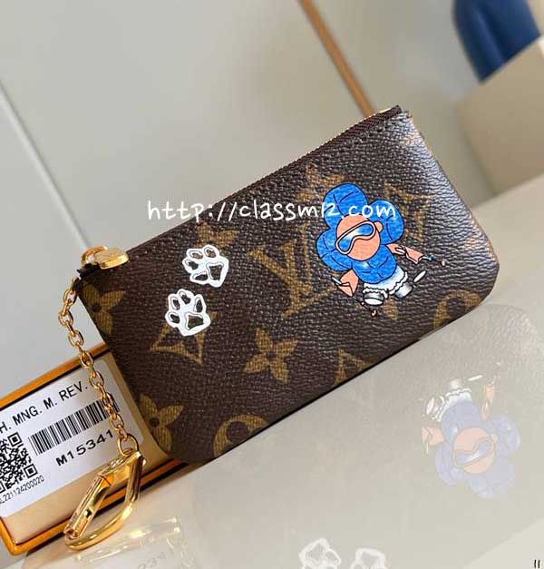 루이비통 25 한정판 M15341 Vivienne Wintery Travel 카드 지갑 E909