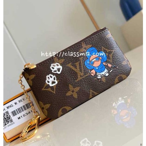 루이비통 25 한정판 M15341 Vivienne Wintery Travel 카드 지갑 E909