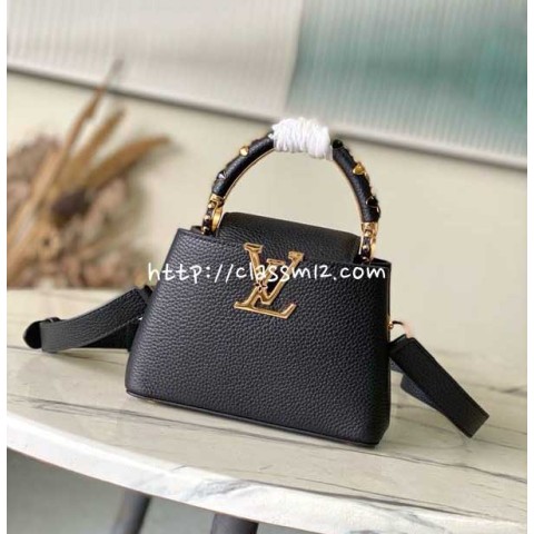 루이비통 25 한정판 M25611 Capucines 소가죽 카프스킨 크로스백 가방 C5912