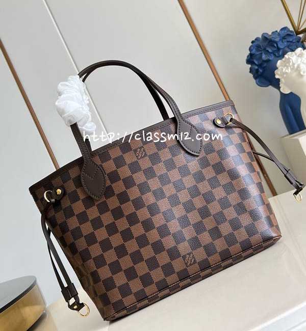 루이비통 25 한정판 N40600 Neverfull 소가죽 카프스킨 크로스백 가방 C5915