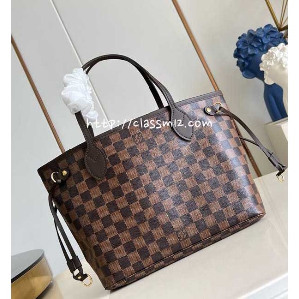 루이비통 25 한정판 N40600 Neverfull 소가죽 카프스킨 크로스백 가방 C5915