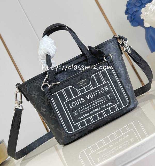 루이비통 25 한정판 M15210 Neverfull Bandoulière Inside Out BB 크로스백 가방 C5917