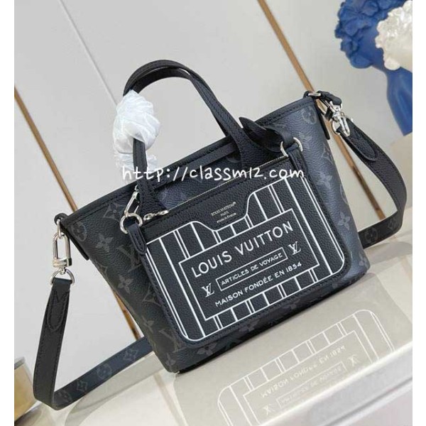 루이비통 25 한정판 M15210 Neverfull Bandoulière Inside Out BB 크로스백 가방 C5917