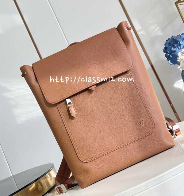 루이비통 25 한정판 M26023 Fastline 소가죽 카프스킨 백팩 C5933