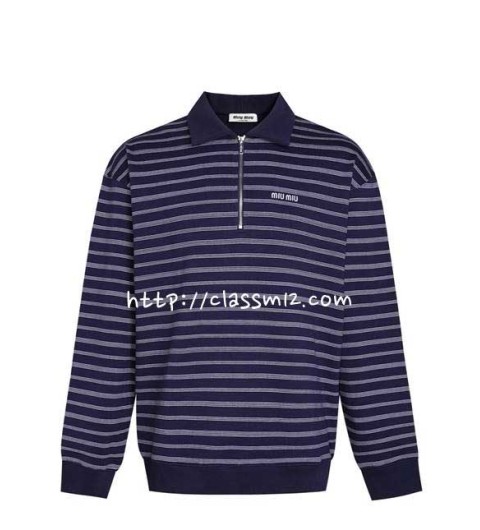 미우미우 25 한정판 긴팔 맨투맨 A13918