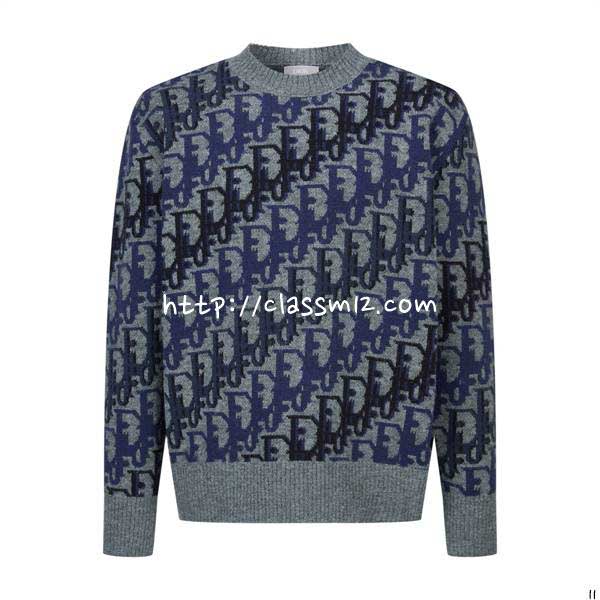 디올 25 한정판 남여공용 양털 긴팔 니트 A13922