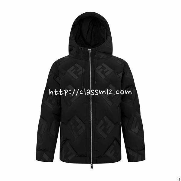 펜디 25 한정판 긴팔 후드 패딩 자켓 A13926