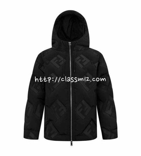 펜디 25 한정판 긴팔 후드 패딩 자켓 A13926