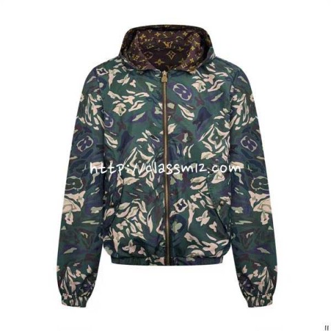 루이비통 25 한정판 양면 긴팔 후드 자켓 A13928