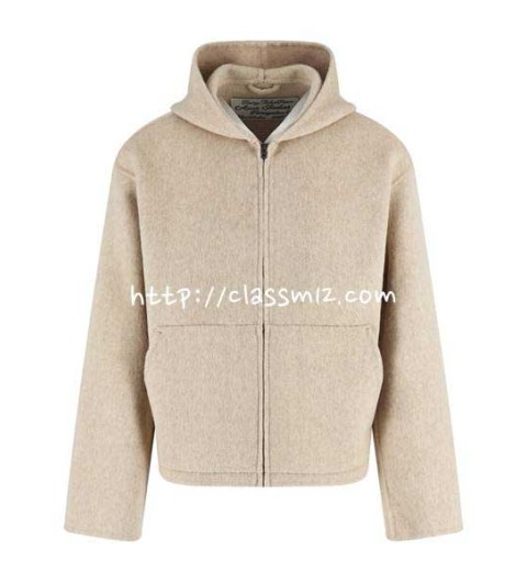 아크네 25 한정판 양털 긴팔 후드 자켓 A13955