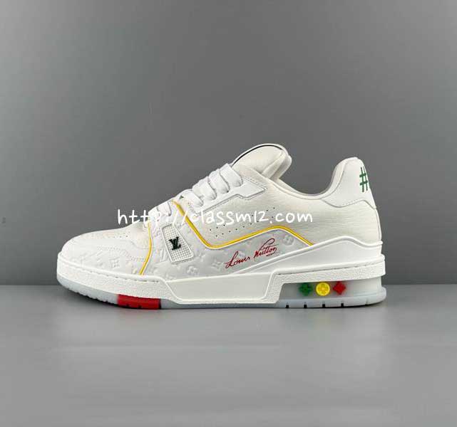 루이비통 25 한정판 2색 남여공용 Lv trainer 운동화 B5477