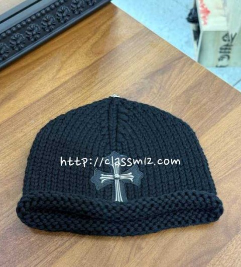 크롬하츠 25 한정판 양털 비니 모자 D3325