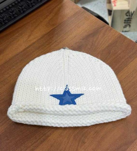 크롬하츠 25 한정판 양털 비니 모자 D3328