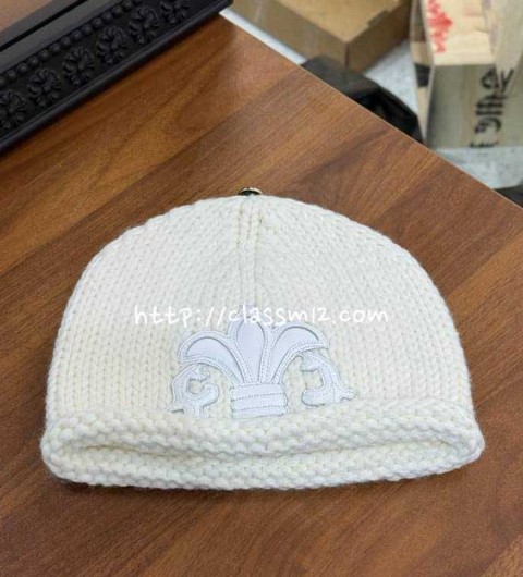 크롬하츠 25 한정판 양털 비니 모자 D3329