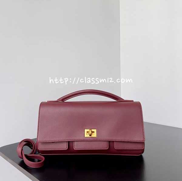 발렌시아가 25 한정판 5색 Bel Air Clutch 크로스백 가방 C5951