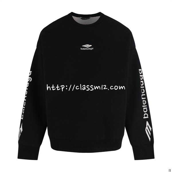 발렌시아가 25 한정판 양털 긴팔 니트 A13976