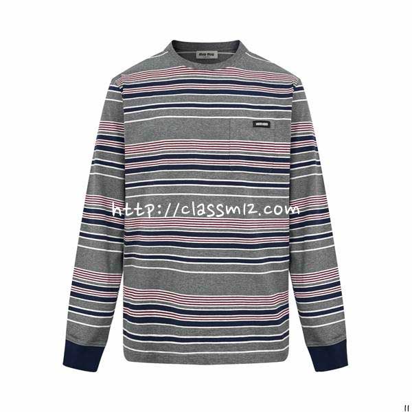 미우미우 25 한정판 긴팔 티셔츠 A13985