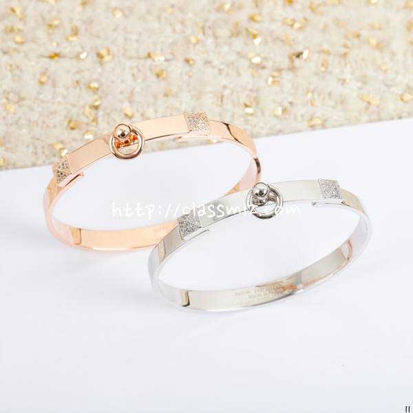 에르메스 25 한정판 Collier de chien 팔찌 D3340