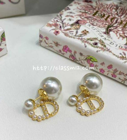 디올 25 한정판 silver shadow 귀걸이 D3344