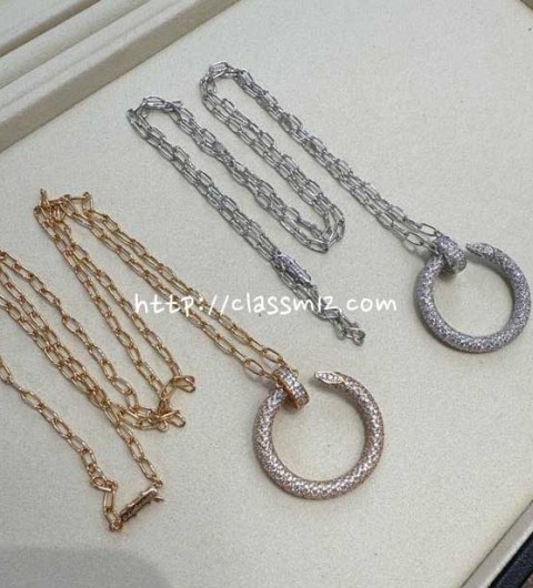 까르띠에 25 한정판 Juste un Clou 목걸이 D3347