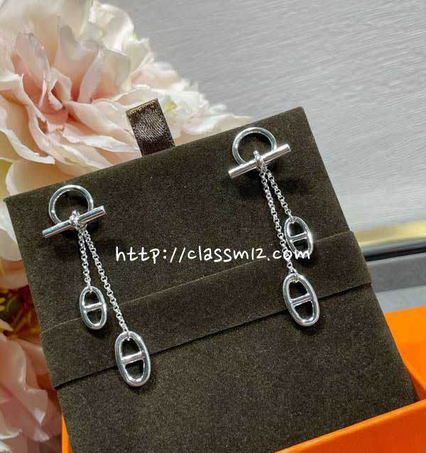 에르메스 25 한정판 귀걸이 D3355