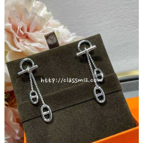 에르메스 25 한정판 귀걸이 D3355