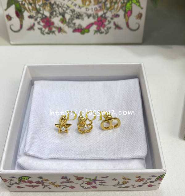 디올 25 한정판 3개 귀걸이 세트 D3361