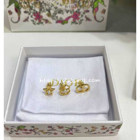 디올 25 한정판 3개 귀걸이 세트 D3361