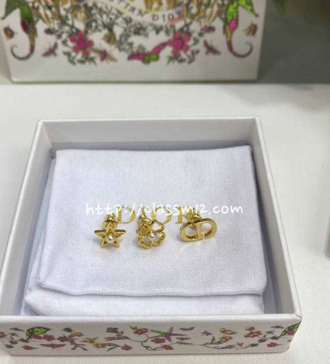 디올 25 한정판 3개 귀걸이 세트 D3361