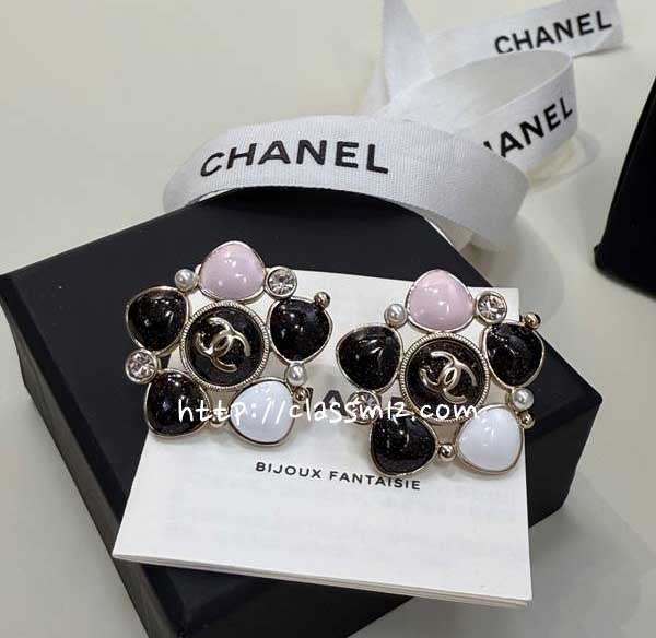 샤넬 25 한정판 귀걸이 D3385