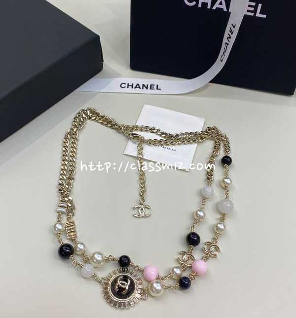 샤넬 25 한정판 목걸이 D3389