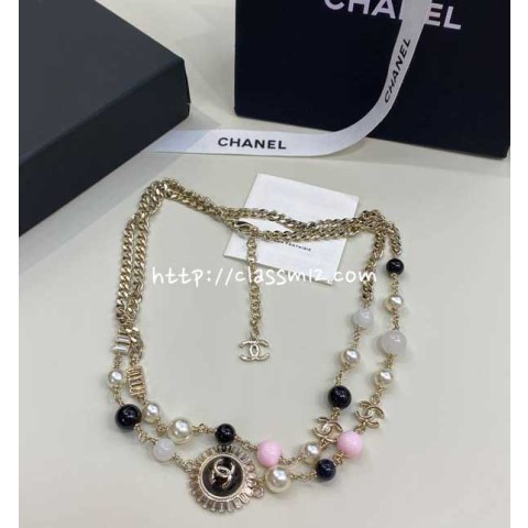 샤넬 25 한정판 목걸이 D3389