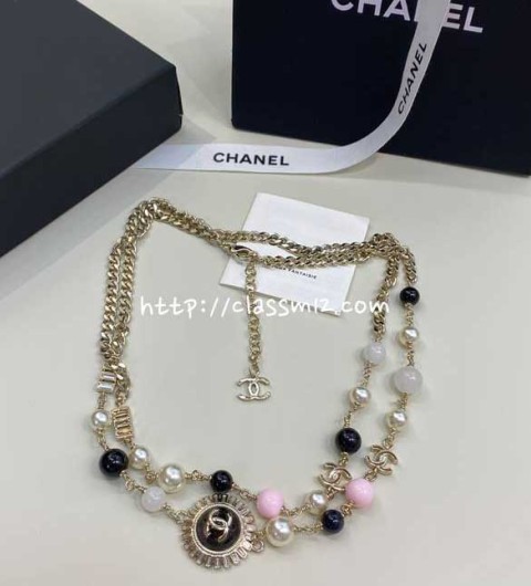 샤넬 25 한정판 목걸이 D3389