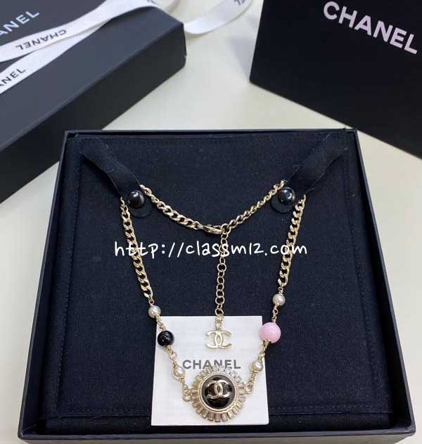 샤넬 25 한정판 choker 목걸이 D3392