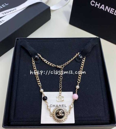 샤넬 25 한정판 choker 목걸이 D3392