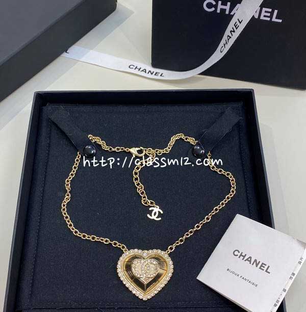 샤넬 25 한정판 vintage 목걸이 D3395