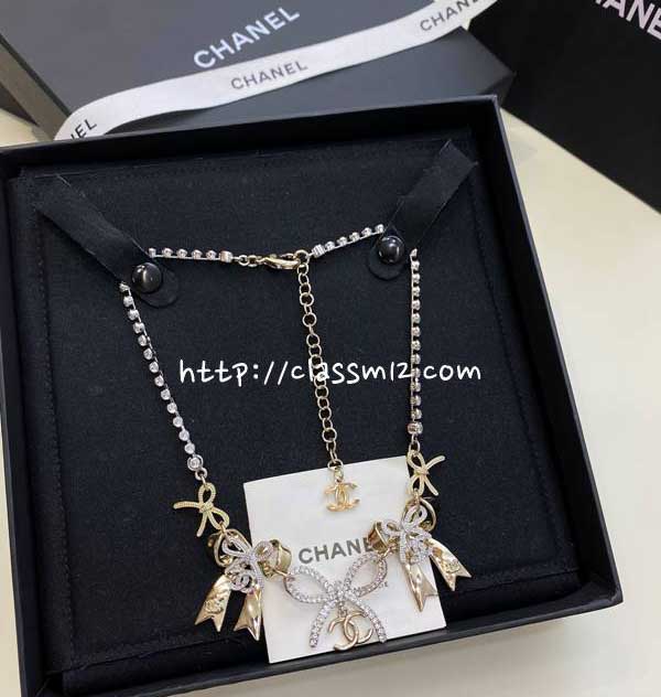 샤넬 25 한정판 choker 목걸이 D3403