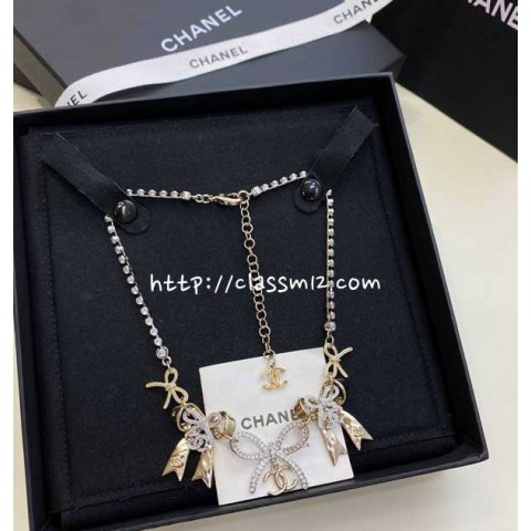 샤넬 25 한정판 choker 목걸이 D3403