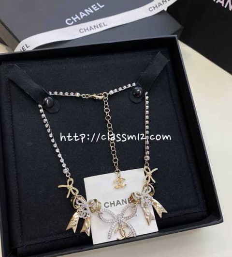 샤넬 25 한정판 choker 목걸이 D3403