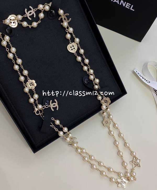 샤넬 25 한정판 목걸이 D3404