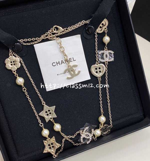 샤넬 25 한정판 목걸이 D3405