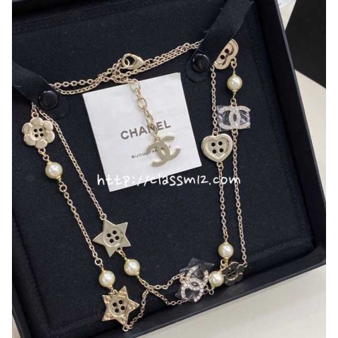 샤넬 25 한정판 목걸이 D3405