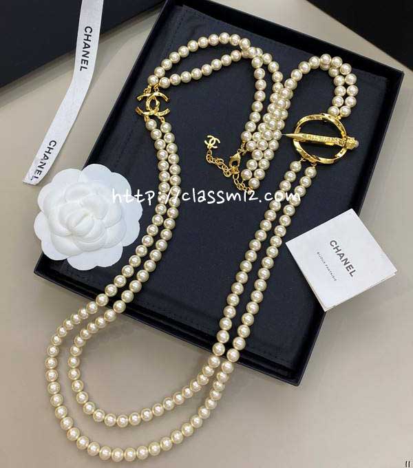 샤넬 25 한정판 목걸이 D3435