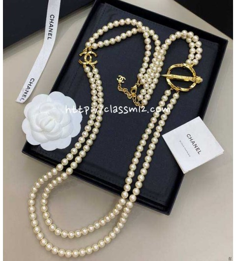 샤넬 25 한정판 목걸이 D3435